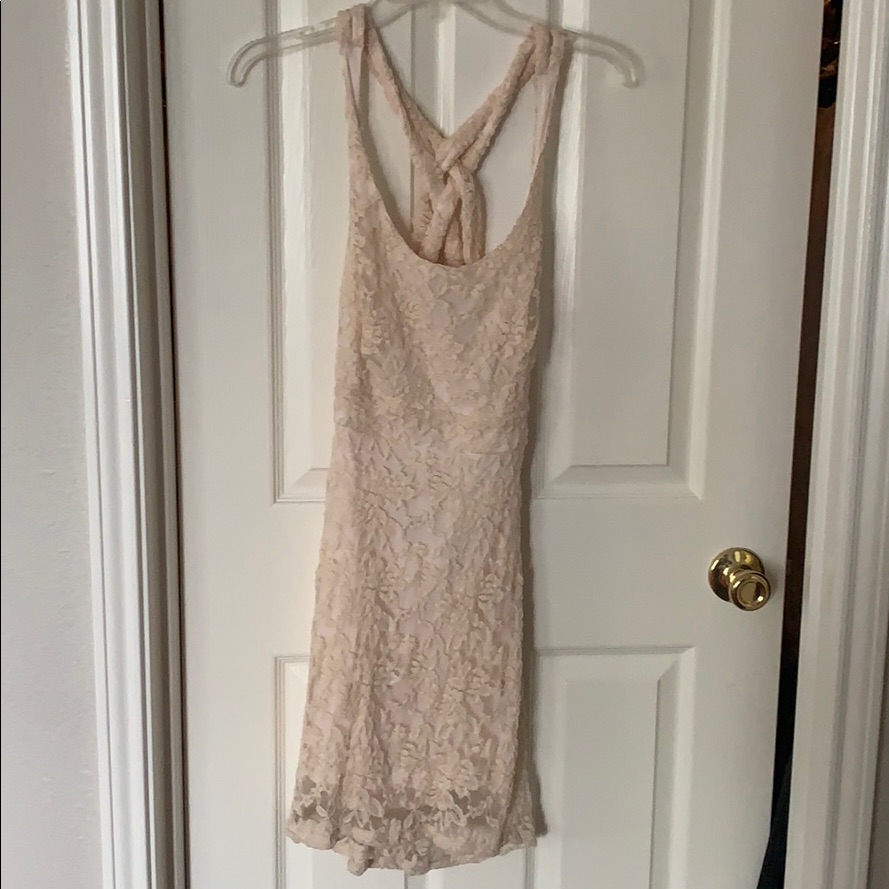 Nwt Cream Lace Dress